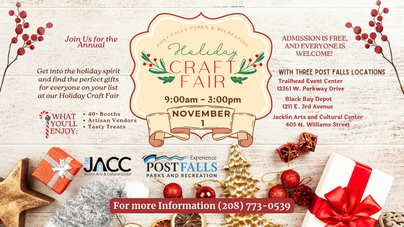Holiday Craft Fair - Post Falls, Trailhead Event Center, Post Falls, 1 ...