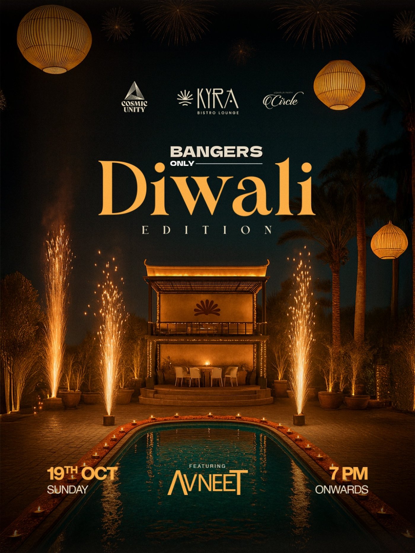 Bangers Only- Diwali Edition ft. DJ Avneet, 19 October | Event in Udaipur | AllEvents