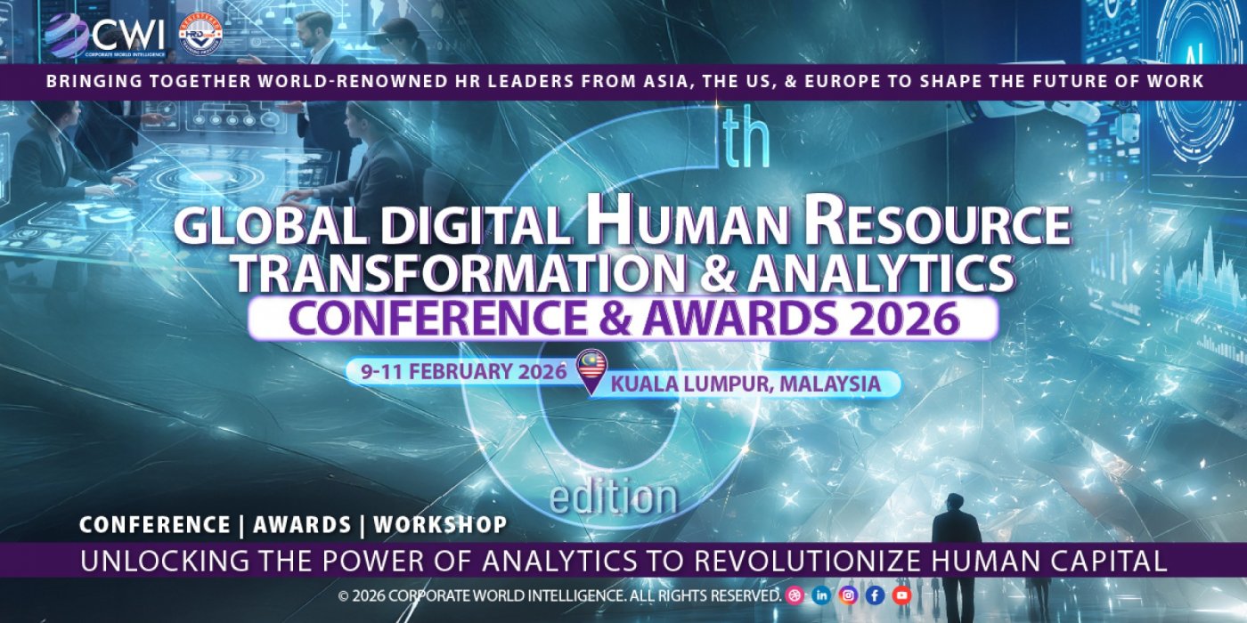 6th Edition Global Digital Human Resource Transformation and Analytics Conference and Awards 2026, 9 February