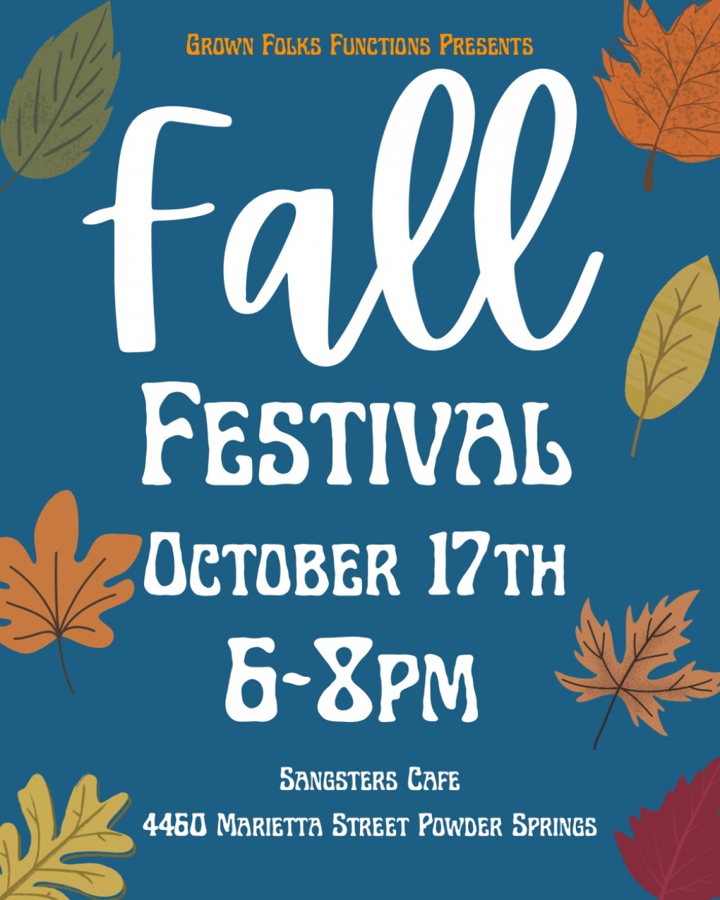 Grown Folks Functions Fall Festival, 17 October | Event in Powder Springs | AllEvents