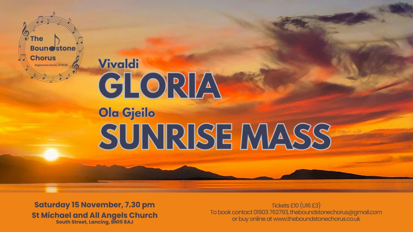 Vivaldi "Gloria" and Gjeilo "Sunrise Mass" | Event in Worthing | AllEvents