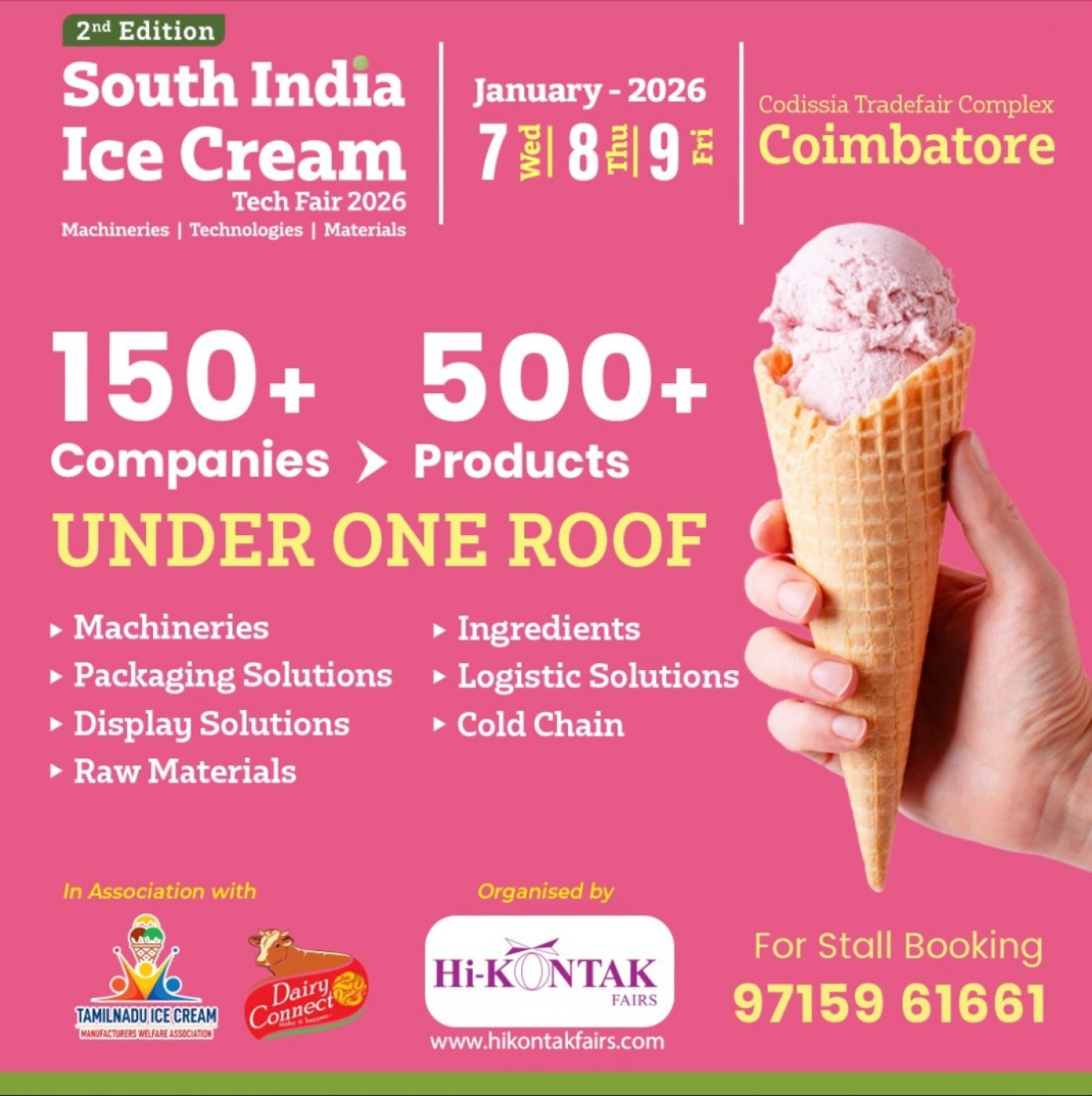 South India Ice Cream Tech Fair 2026, 7 January | Event in Coimbatore | AllEvents