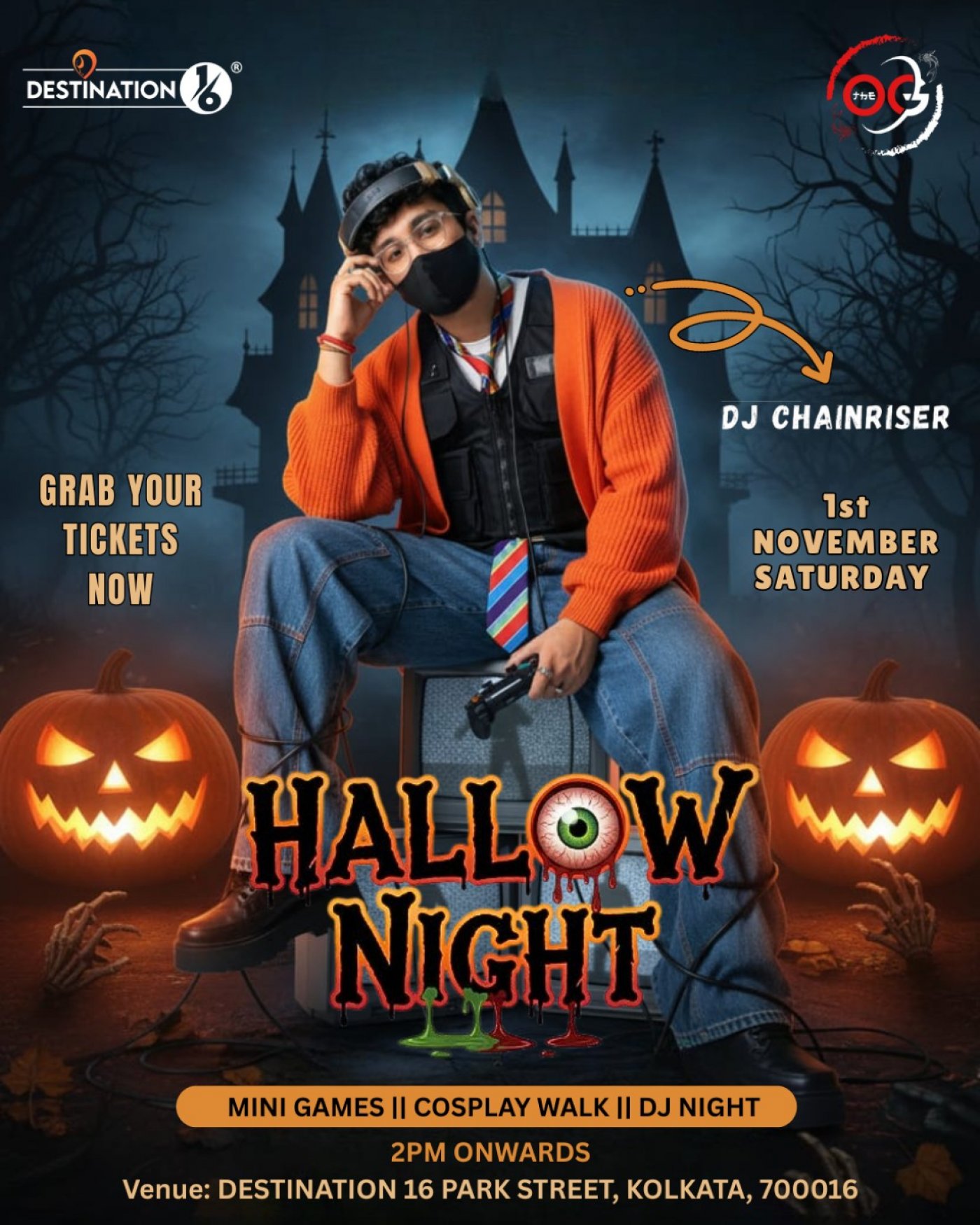 Biggest Halloween Party at Park Street, Kolkata