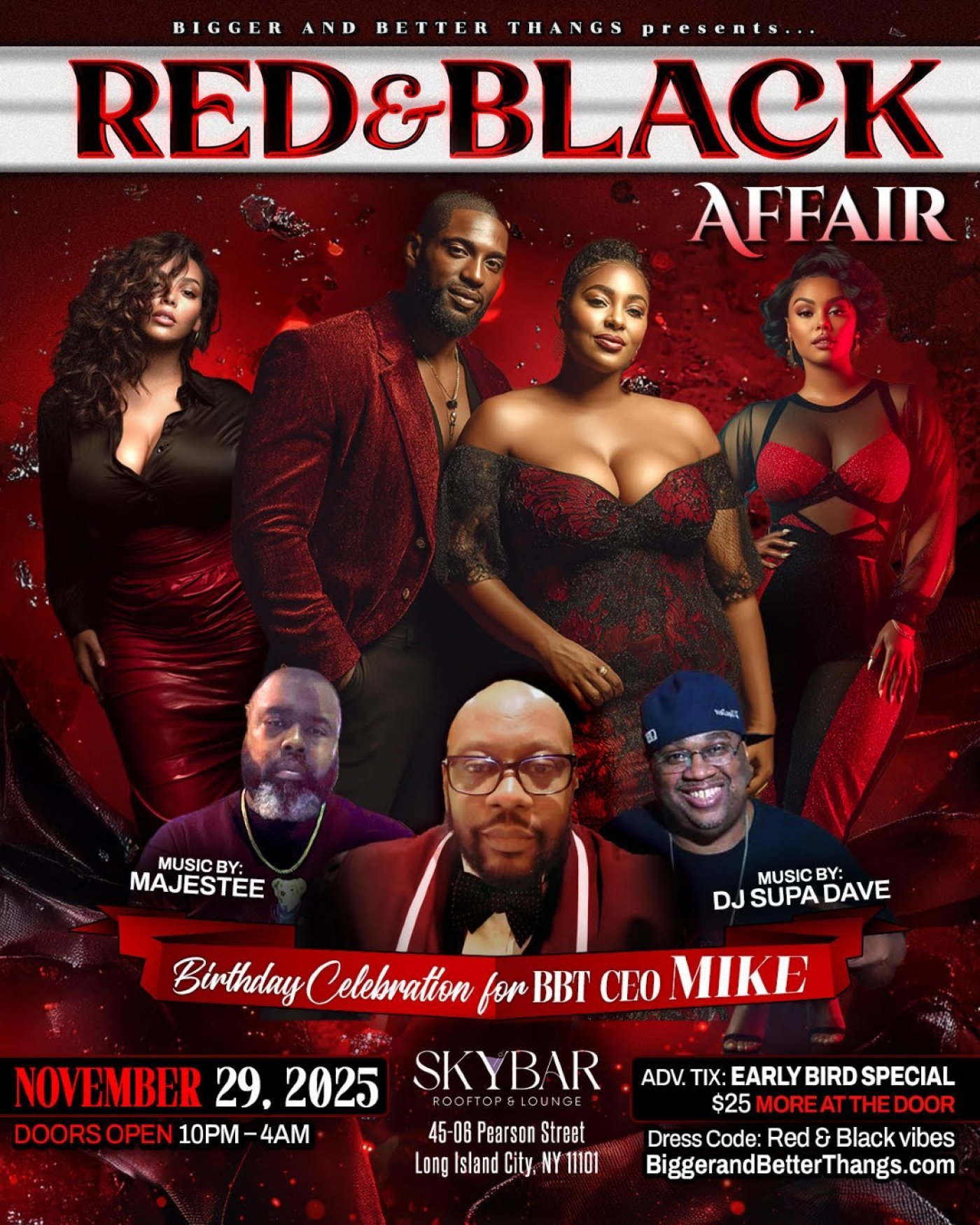 RED & BLACK AFFAIR, 29 November | Event in Long Island City | AllEvents