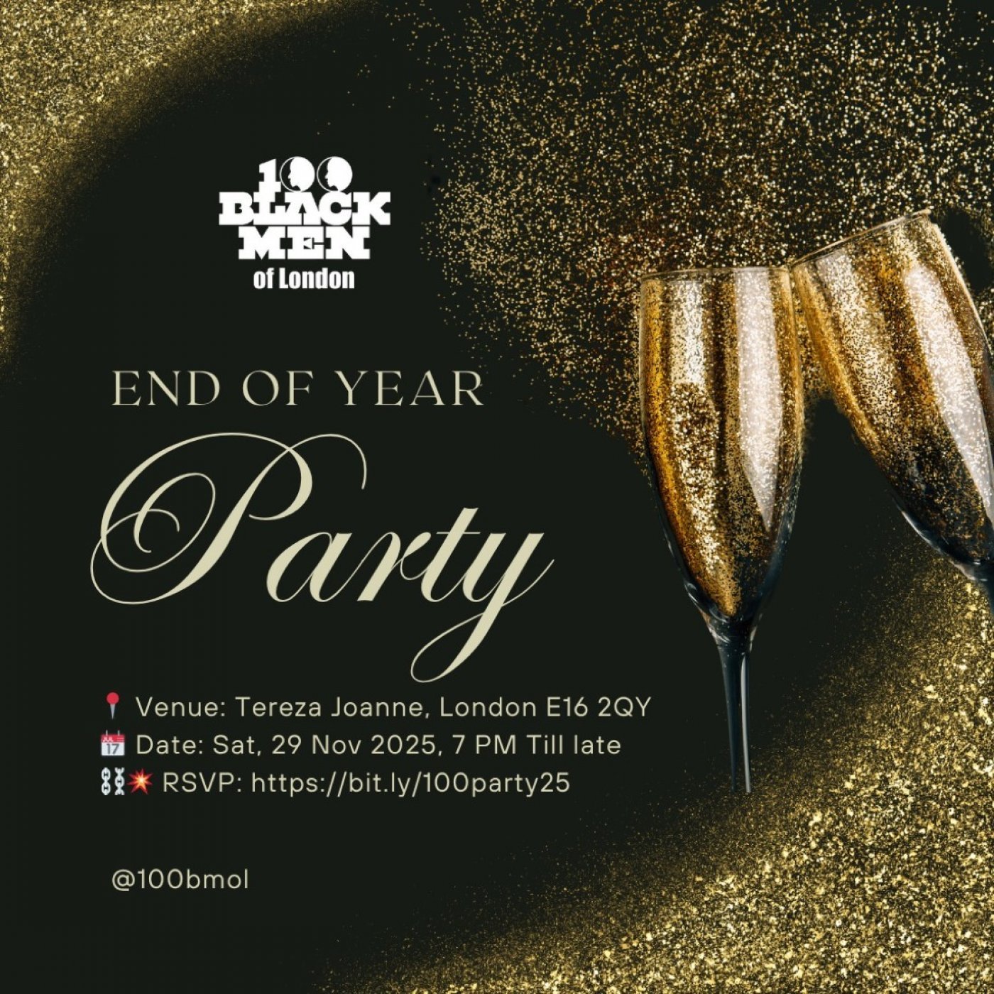 100BMOL End of Year Masquerade Ball - 2025, 29 November | Event in London | AllEvents