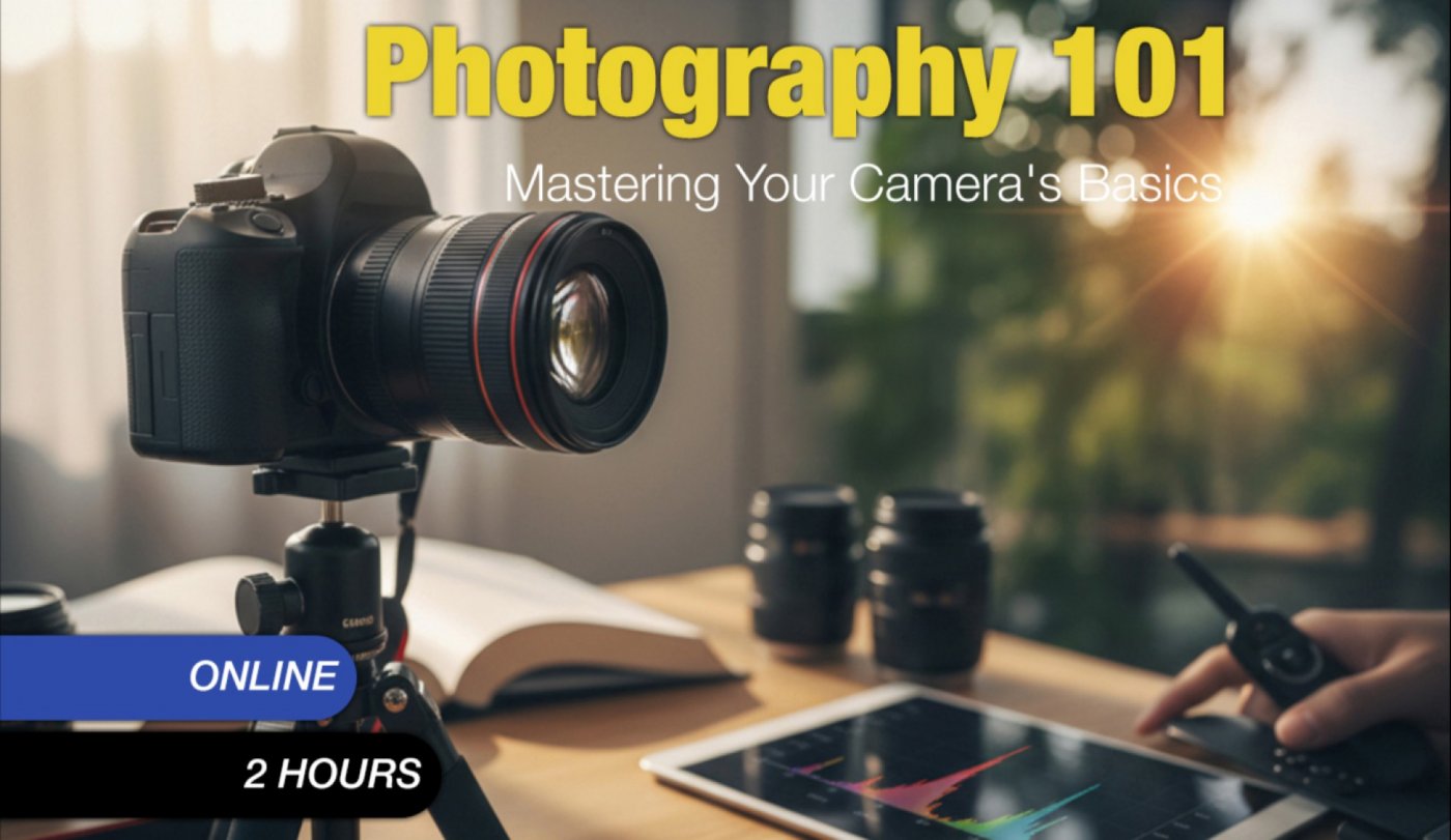 Photography 101 Workshop | Online Event | AllEvents