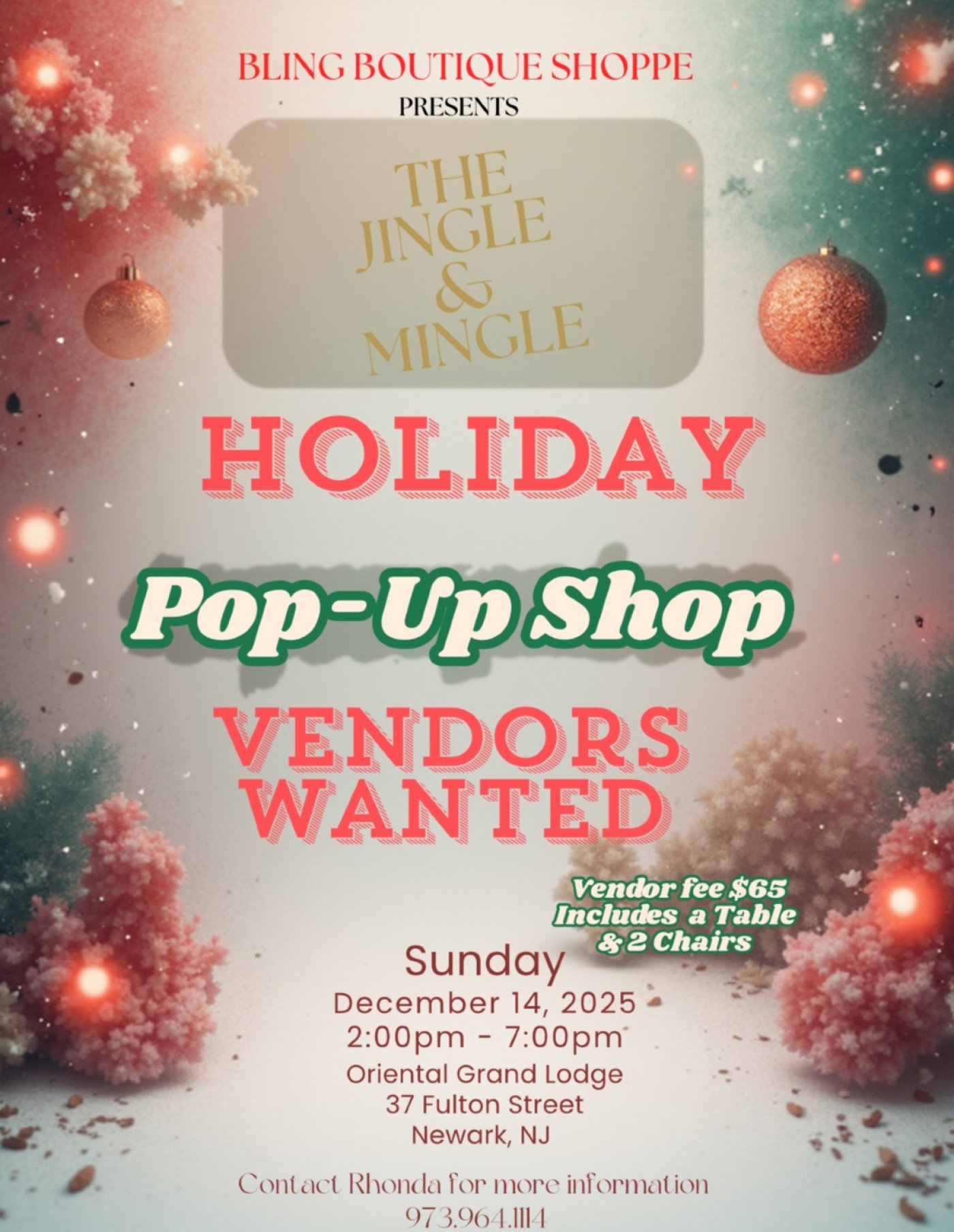 The Jingle & Mingle PopUP Shop, 14 December | Event in Newark | AllEvents