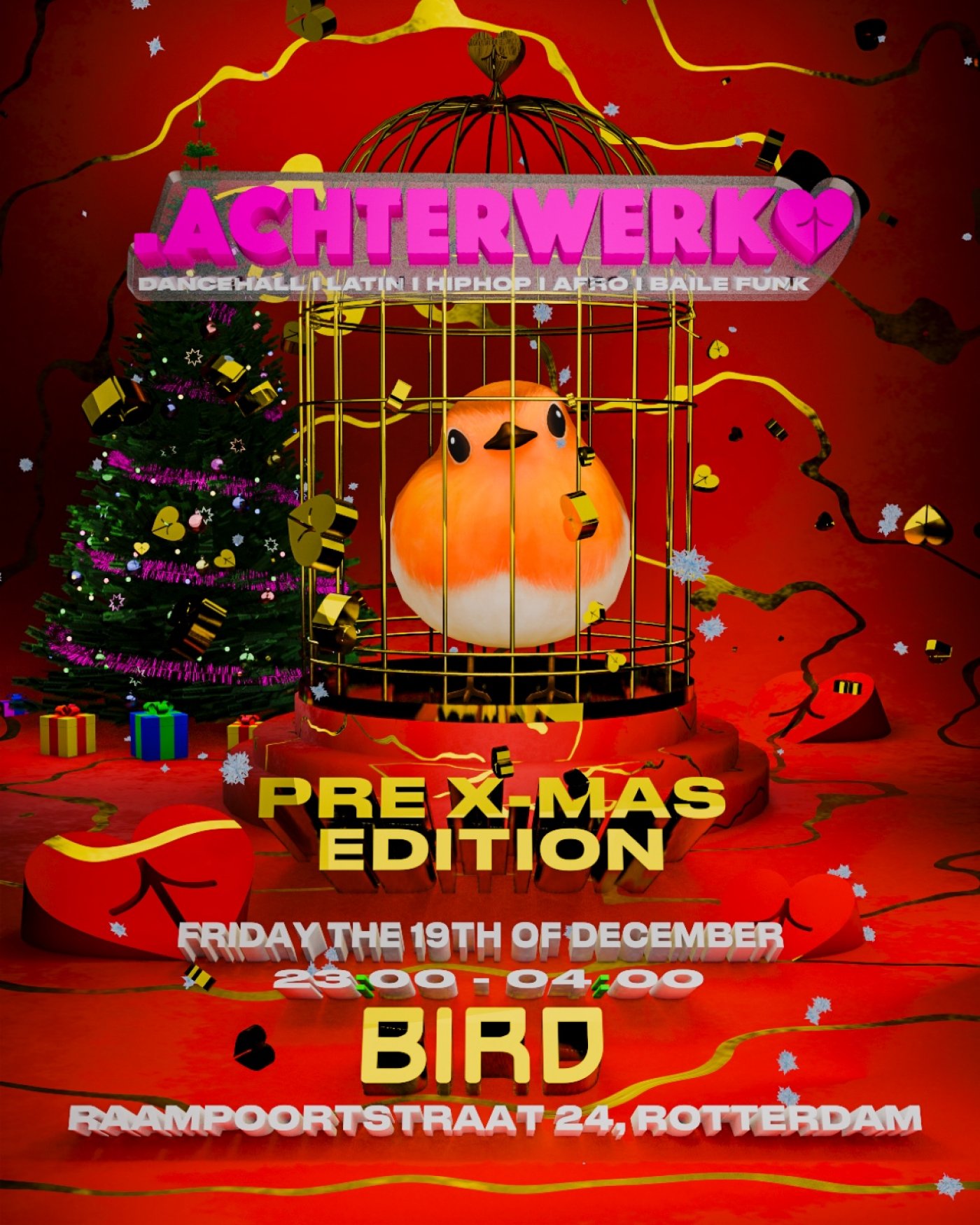.Achterwerk PRE X-MAS Special, 19 December | Event in Rotterdam | AllEvents