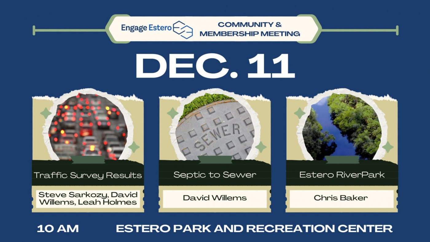 December Community & Membership Meeting, 11 December | Event in Estero | AllEvents