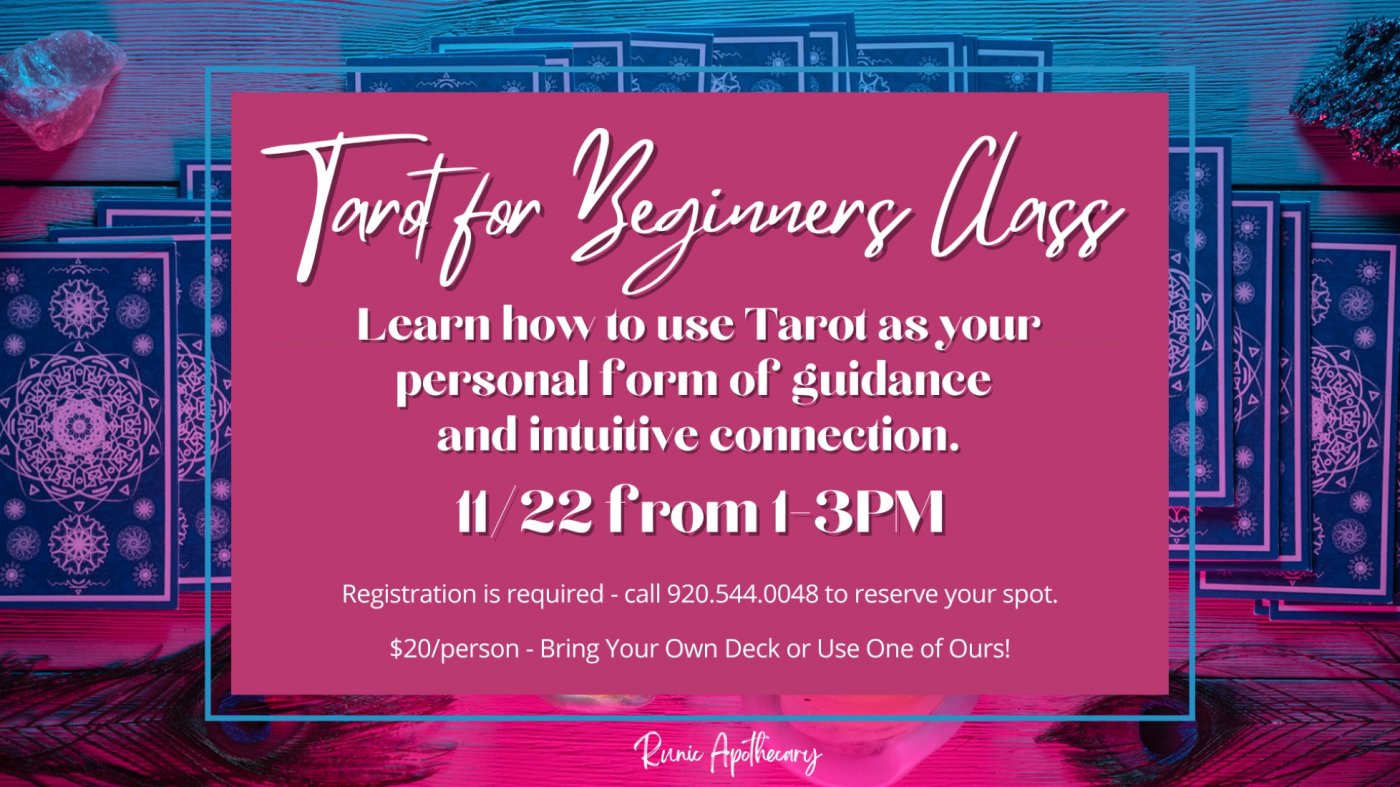 Tarot for Beginners Class, 22 November | Event in Green Bay | AllEvents