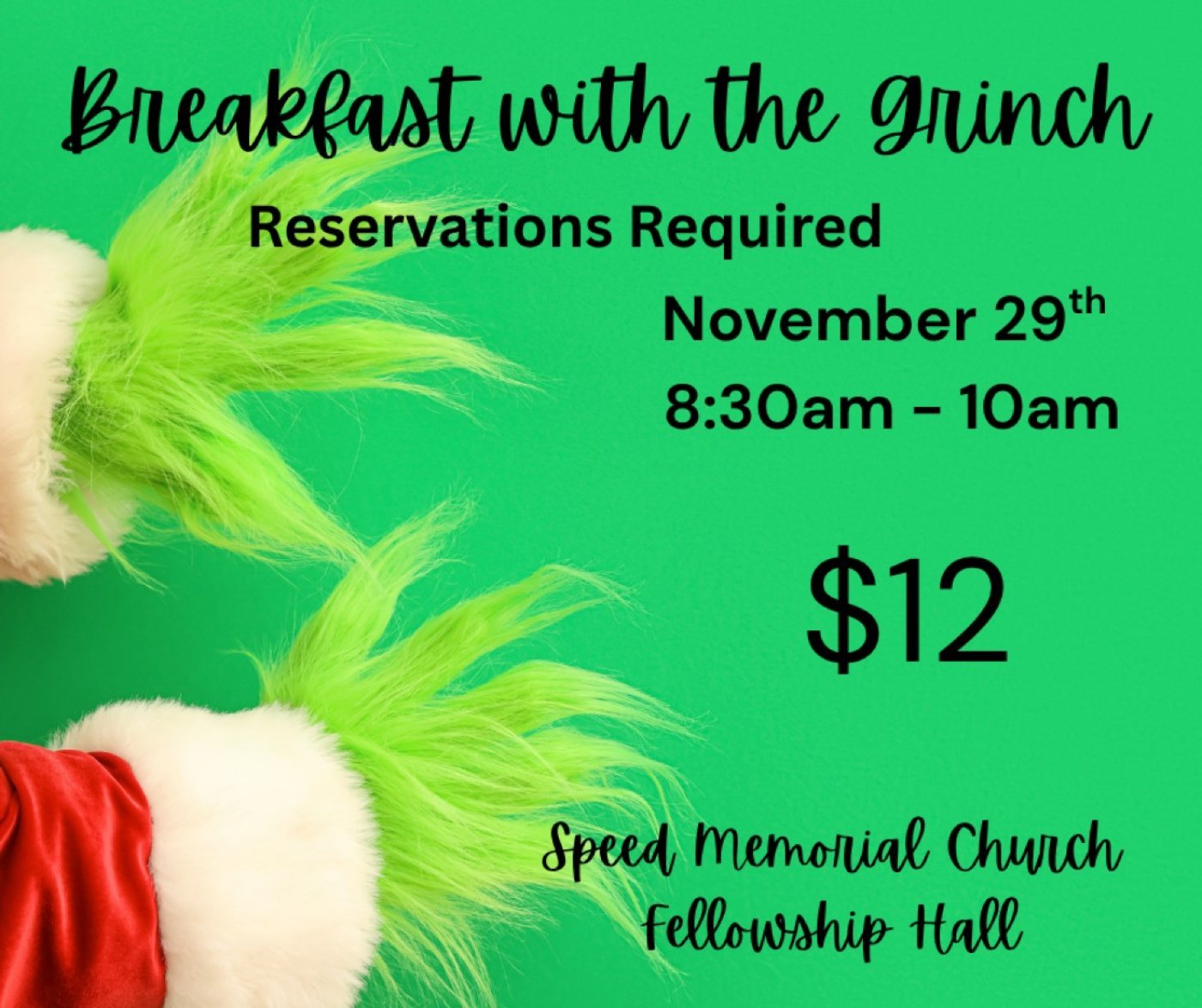 Breakfast with the Grinch, 29 November | Event in Sellersburg | AllEvents