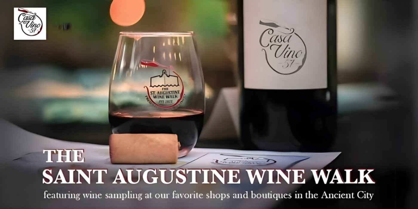 The Saint Augustine Wine Walk • December 2025, 18 December | Event in Saint Augustine | AllEvents