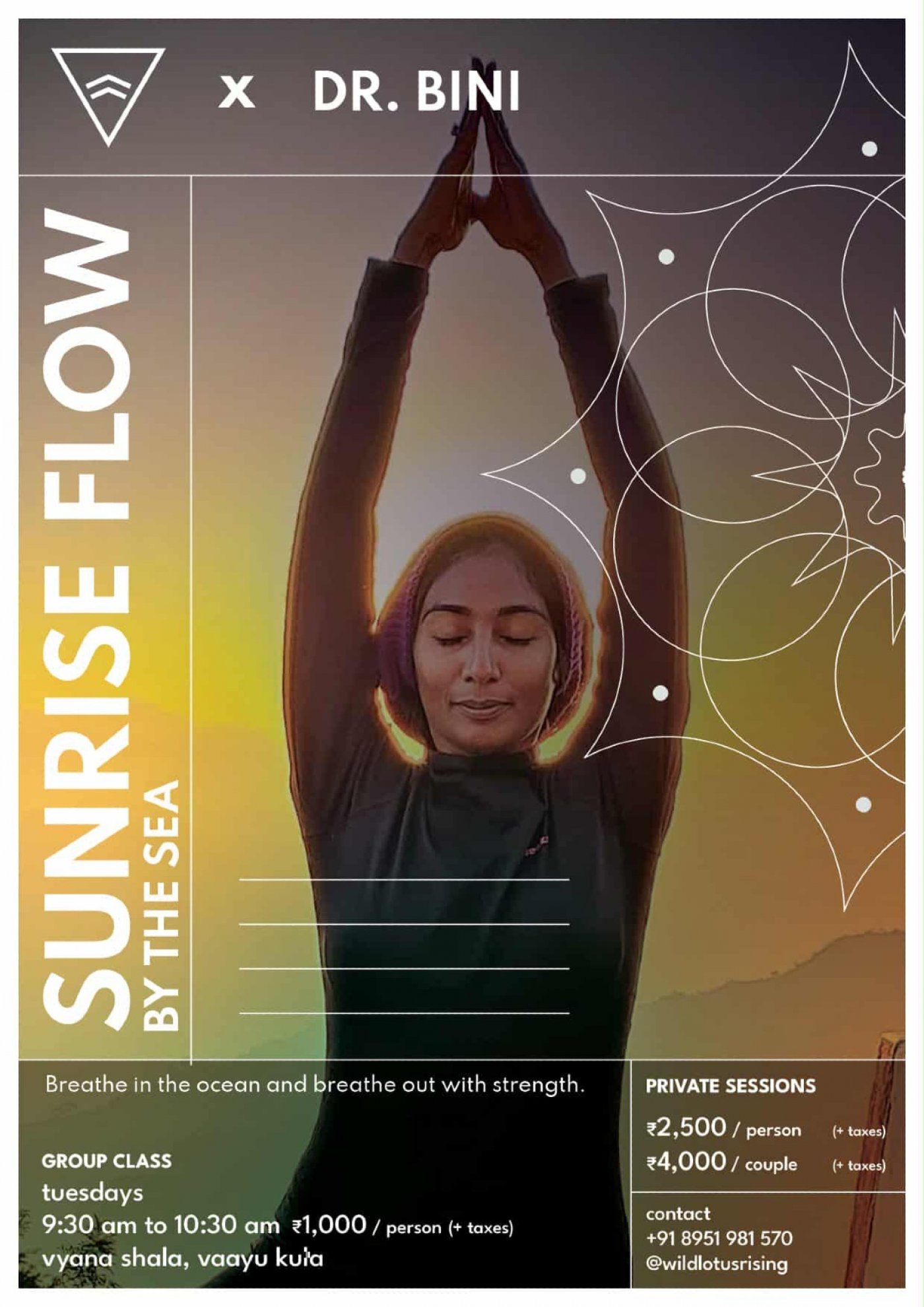 Sunrise Flow By The Sea at Prana Cafe | Event in Mapusa | AllEvents