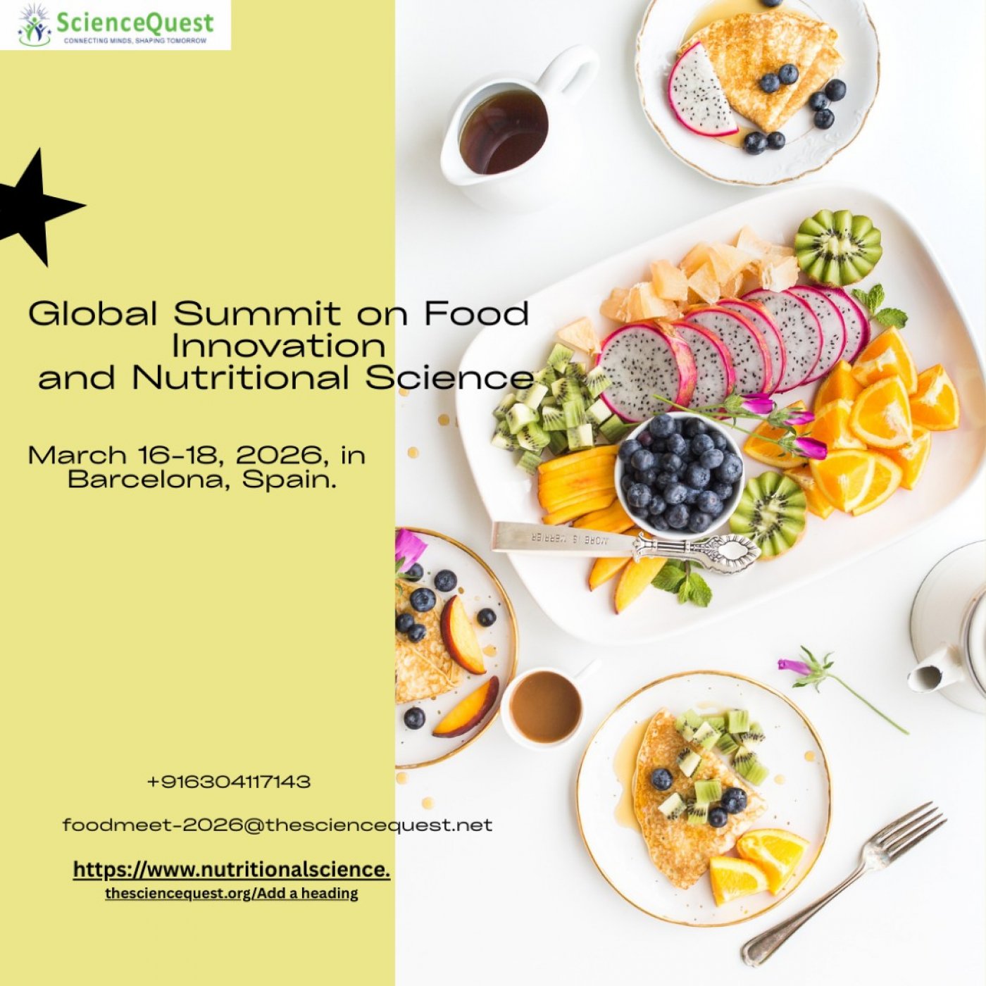 Global Summit on Food Innovation and Nutritional Science, 16 March | Event in Barcelona | AllEvents