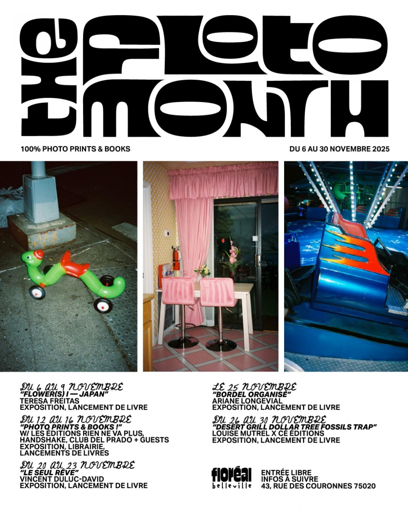 THE FLOTOMONTH - 100% PHOTO PRINTS & BOOKS — ALL NOVEMBER | Event in Paris | AllEvents