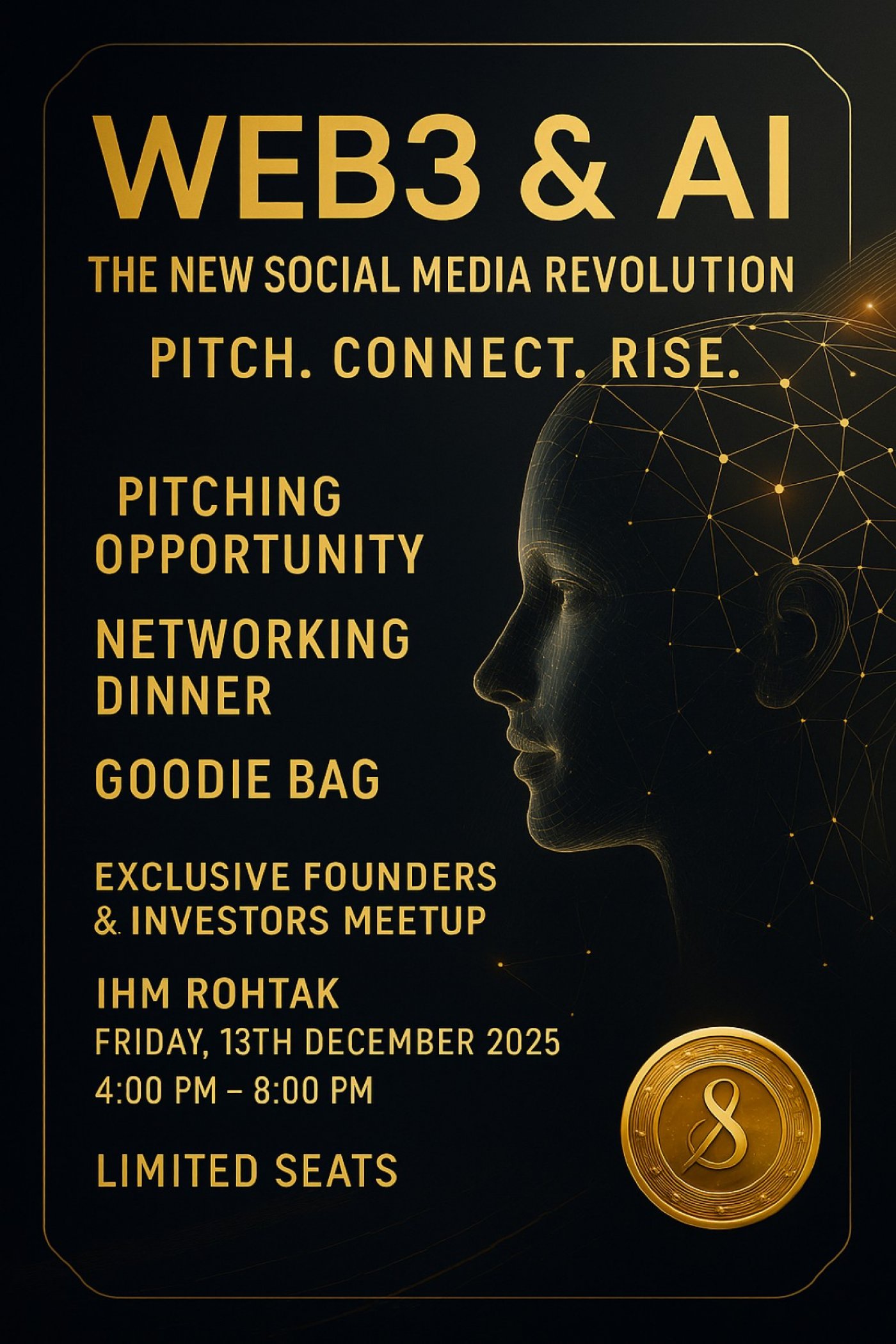 Web3 & AI: The New Social Media Revolution  Exclusive Founders & Investors Meetup — Rohtak Edition, 13 December