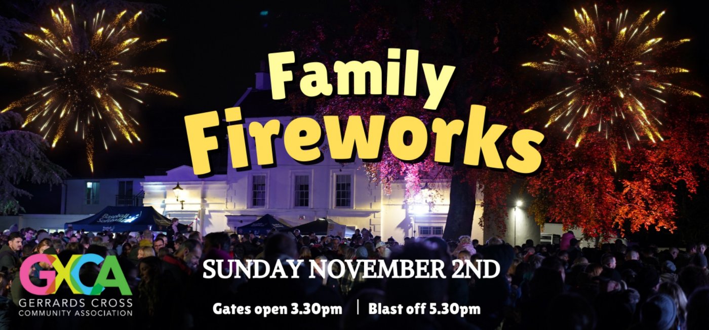 Family Fireworks in Gerrards Cross, The Memorial Centre, Gerrards Cross ...