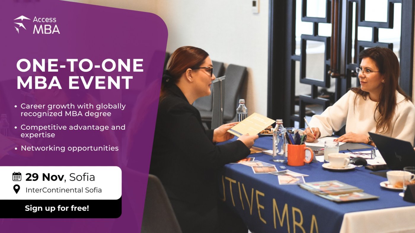Discover One-to-One MBA Opportunities in Sofia on November 29, 29 November | Event in Sofia | AllEvents