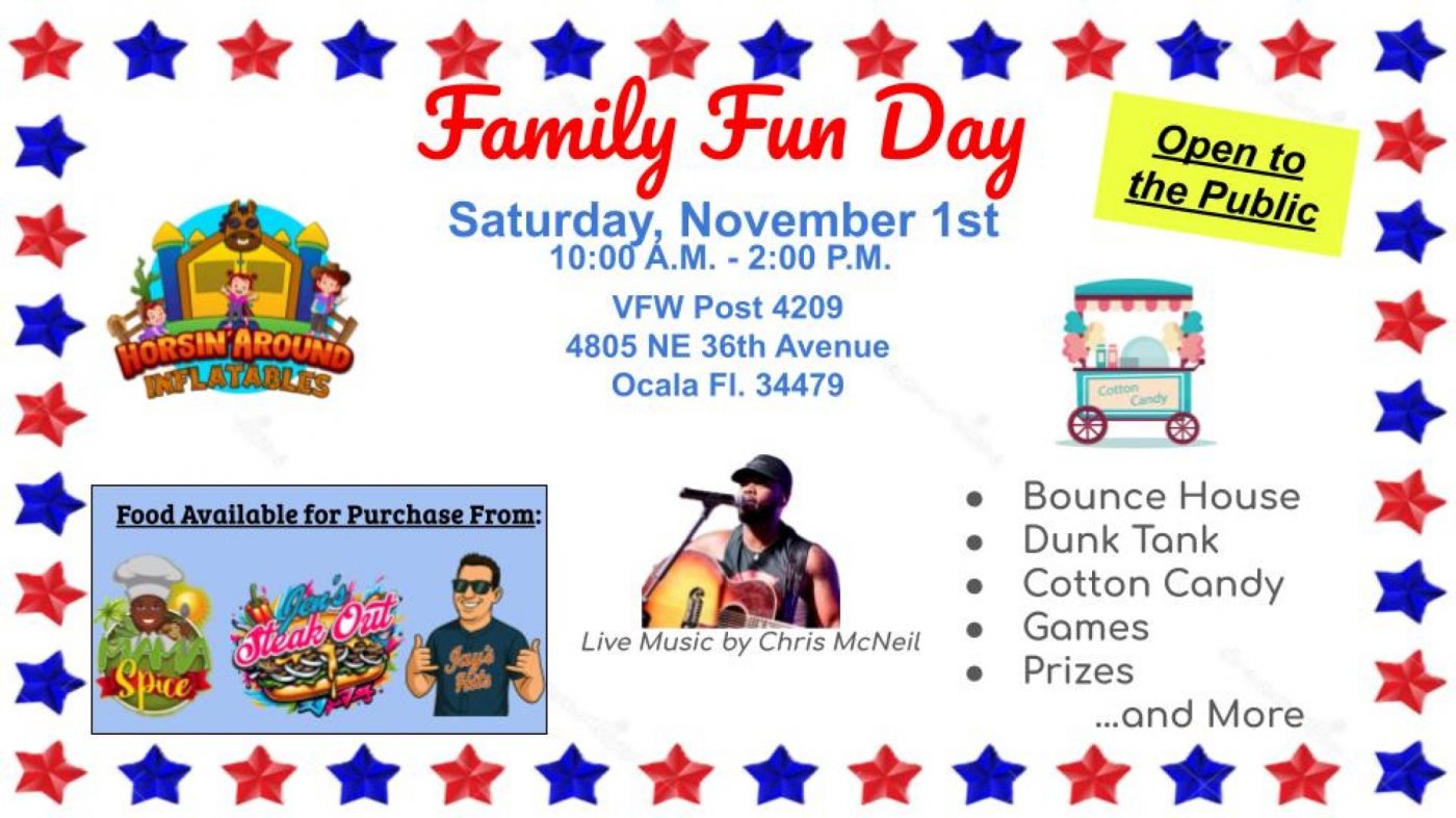 Family Fun Day, 4805 NE 36th Ave, Ocala, 1 November 2025 | AllEvents