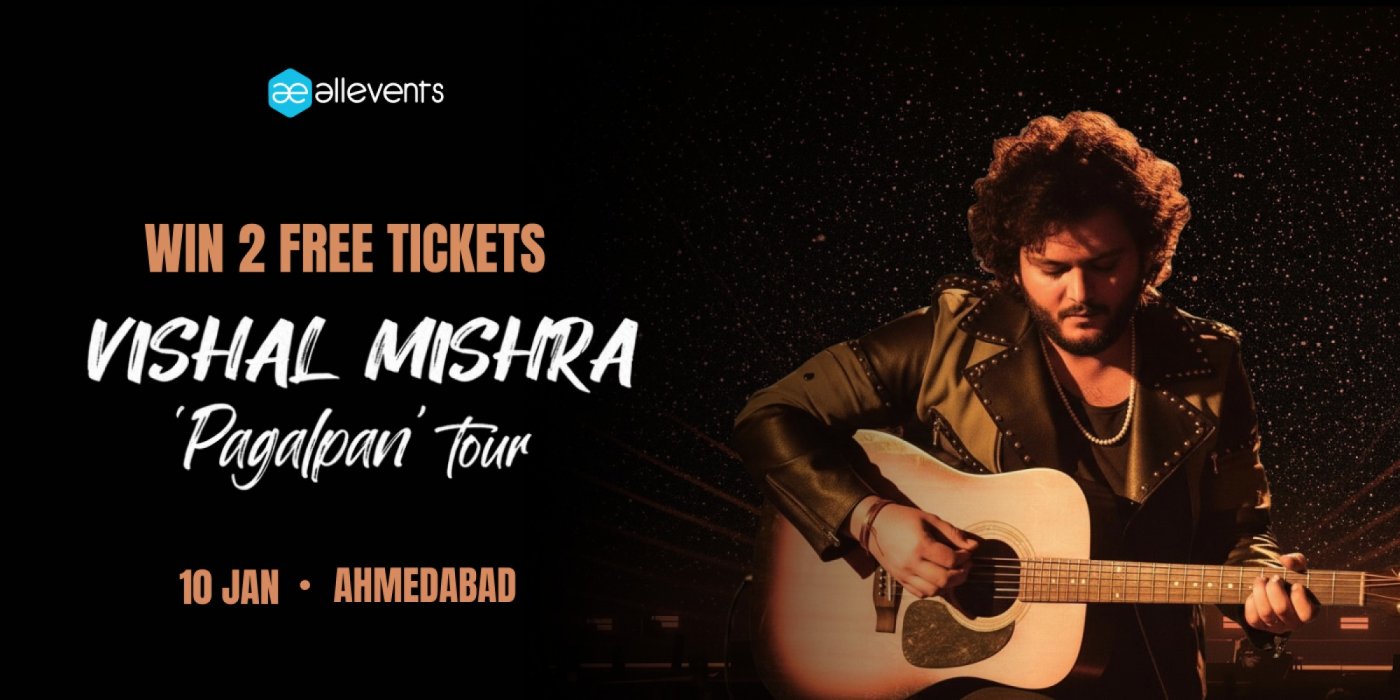 WIN 2 FREE Tickets to Vishal Mishra Pagalpan Tour, 10 January | Event in Ahmedabad | AllEvents