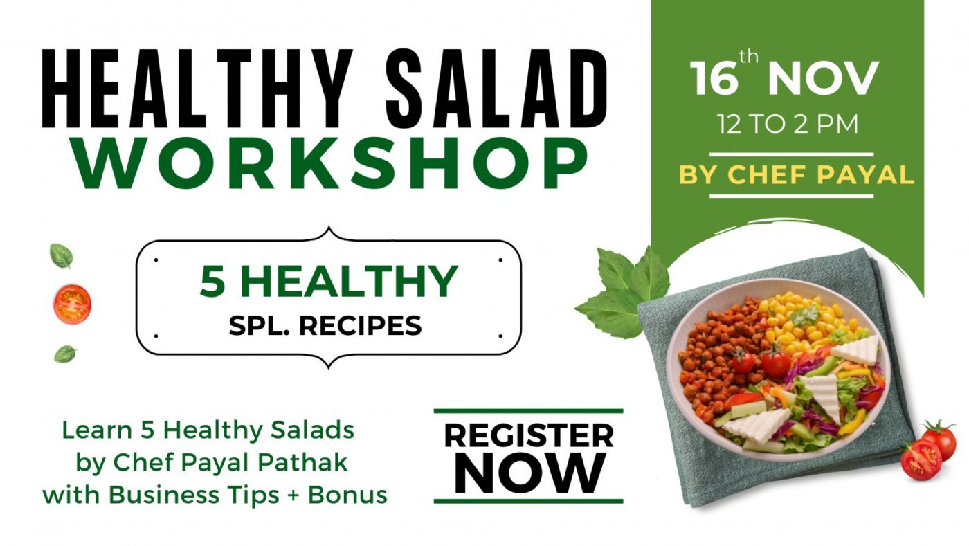 Healthy Salad Workshop by Chef Payal, 16 November | Online Event | AllEvents