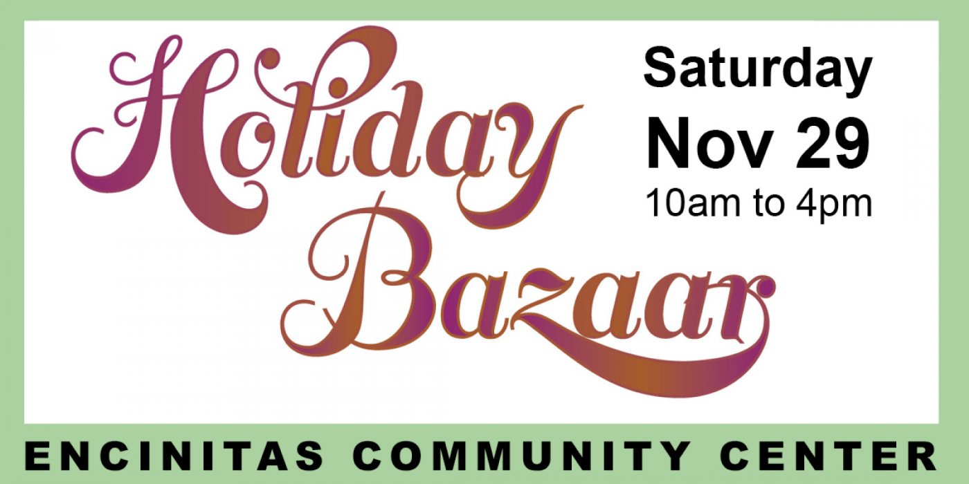 SDAG Annual Holiday Bazaar 2025, 29 November | Event in Encinitas | AllEvents