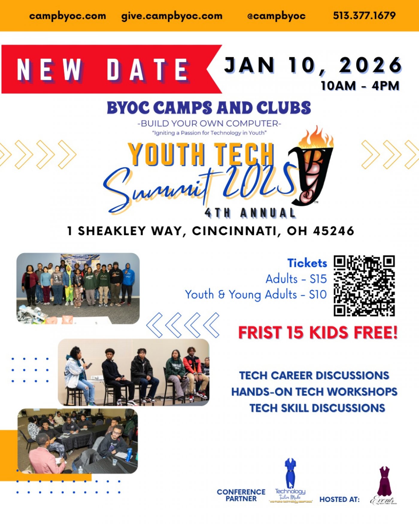 BYOC Youth Tech Summit - Date Change - Jan 10, 2026, 10 January | Event in Forest Park | AllEvents