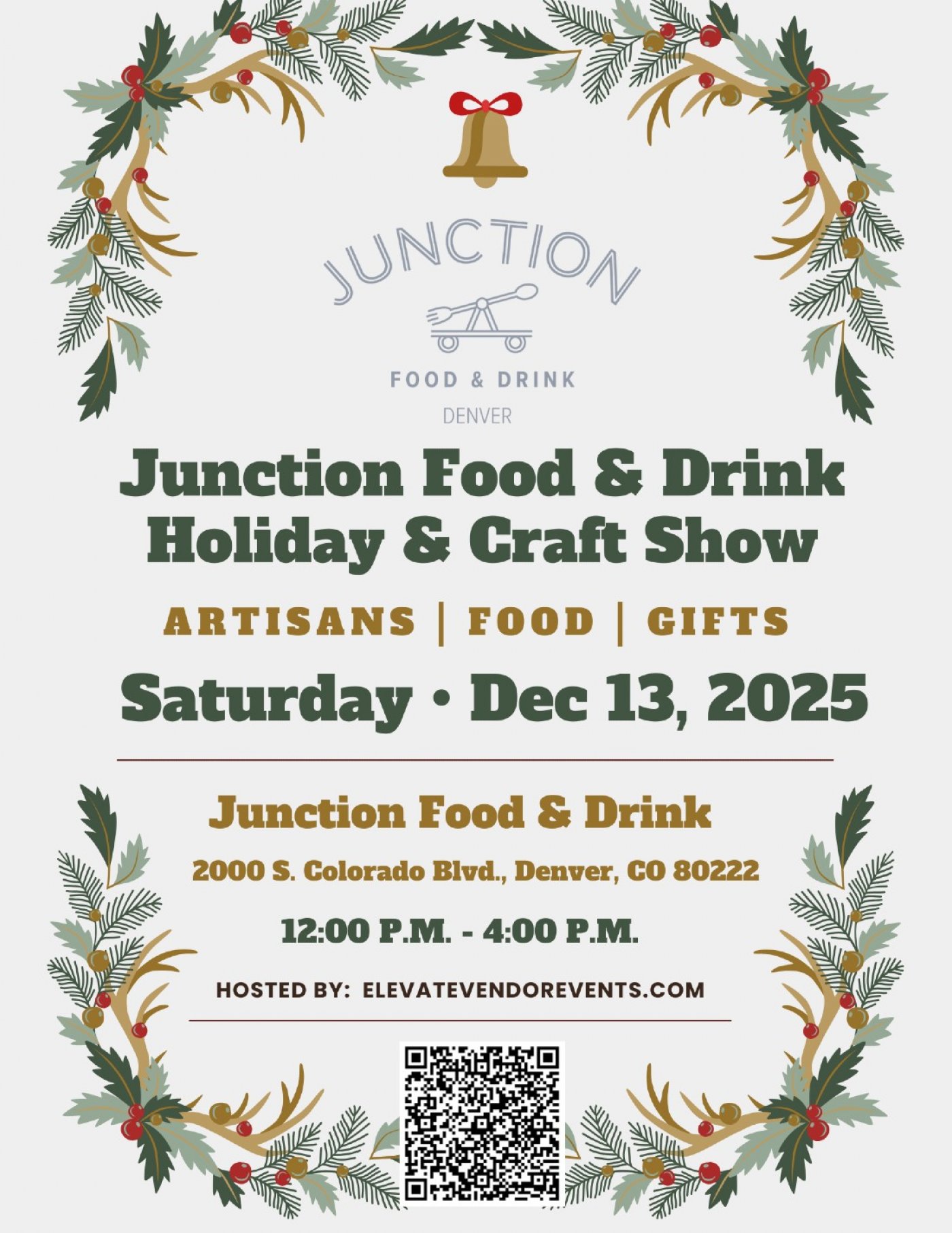 Junction Food & Drink  Holiday & Craft Show, 13 December | Event in Denver | AllEvents