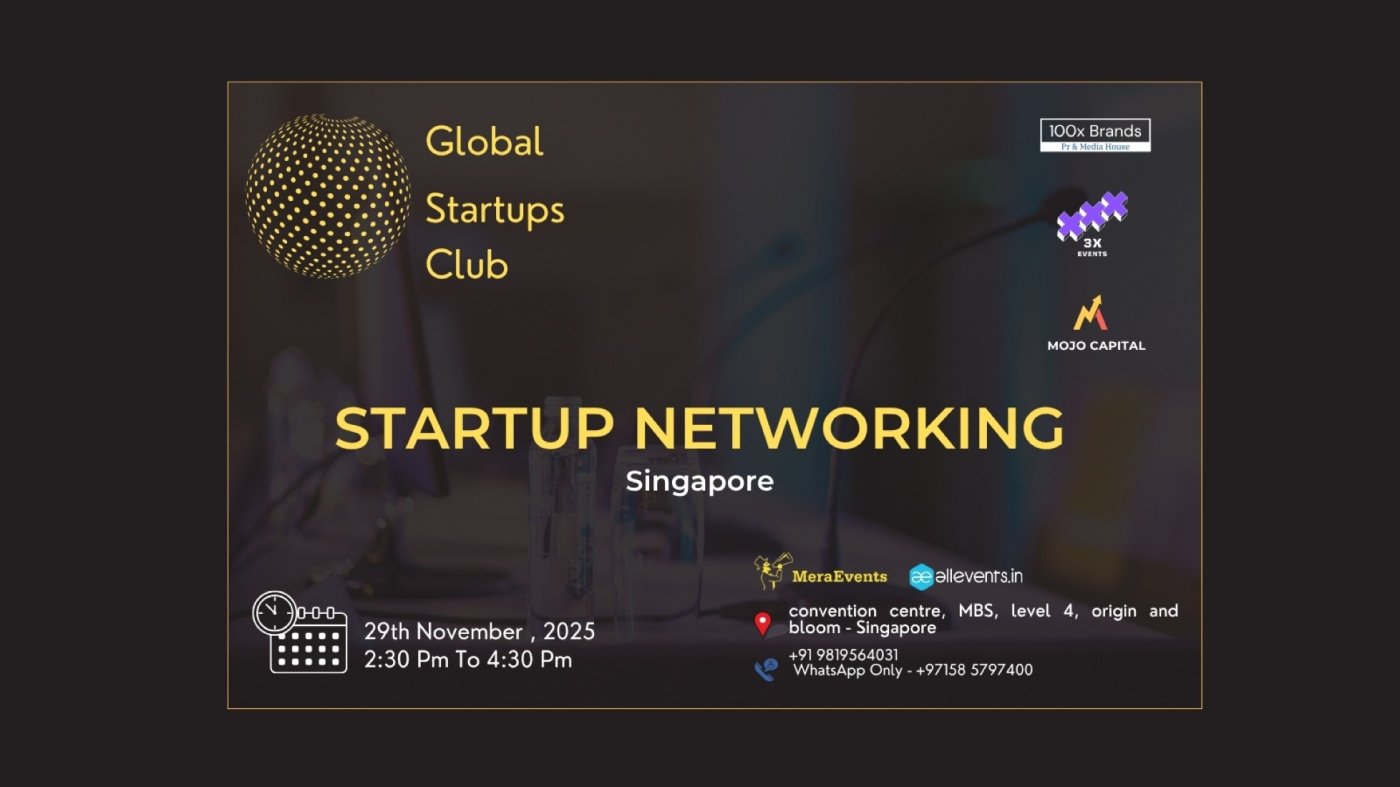 GLOBAL STARTUPS CLUB l STARTUP NETWORKING Singapore 2025, 29 November | Event in Singapore | AllEvents