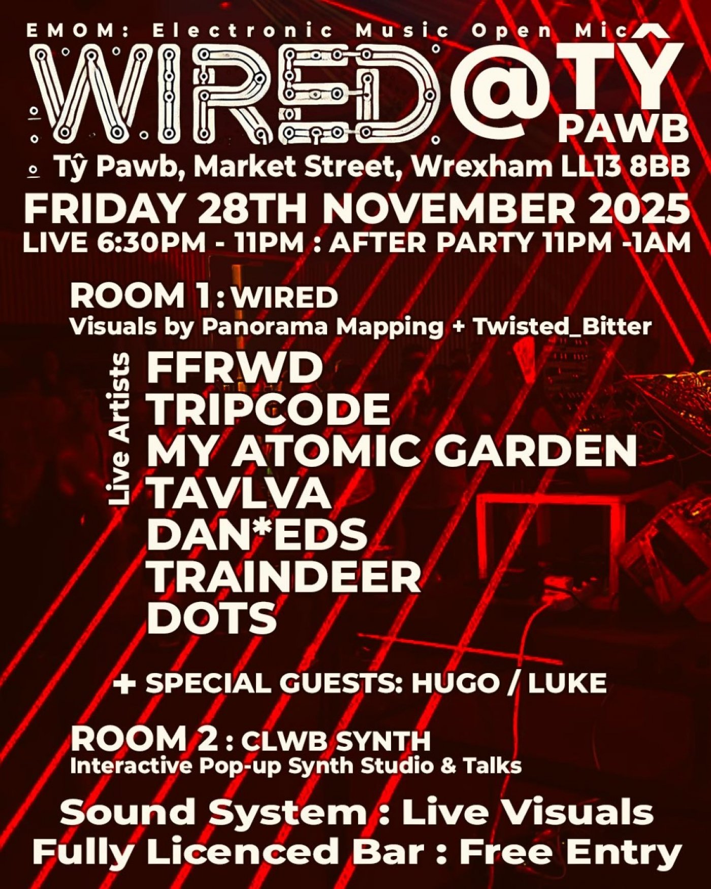 Wearewired 4.0 at Ty Pawb, 28 November | Event in Wrexham | AllEvents
