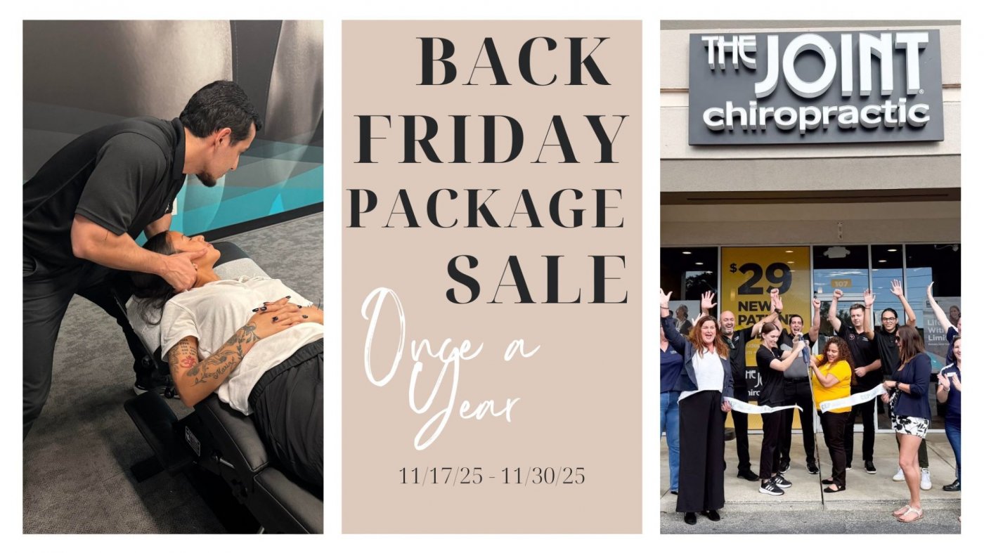 Back Friday Package Sale at The Joint Chiropractic – Ocala | Chiropractic Deals All November! ? | AllEvents
