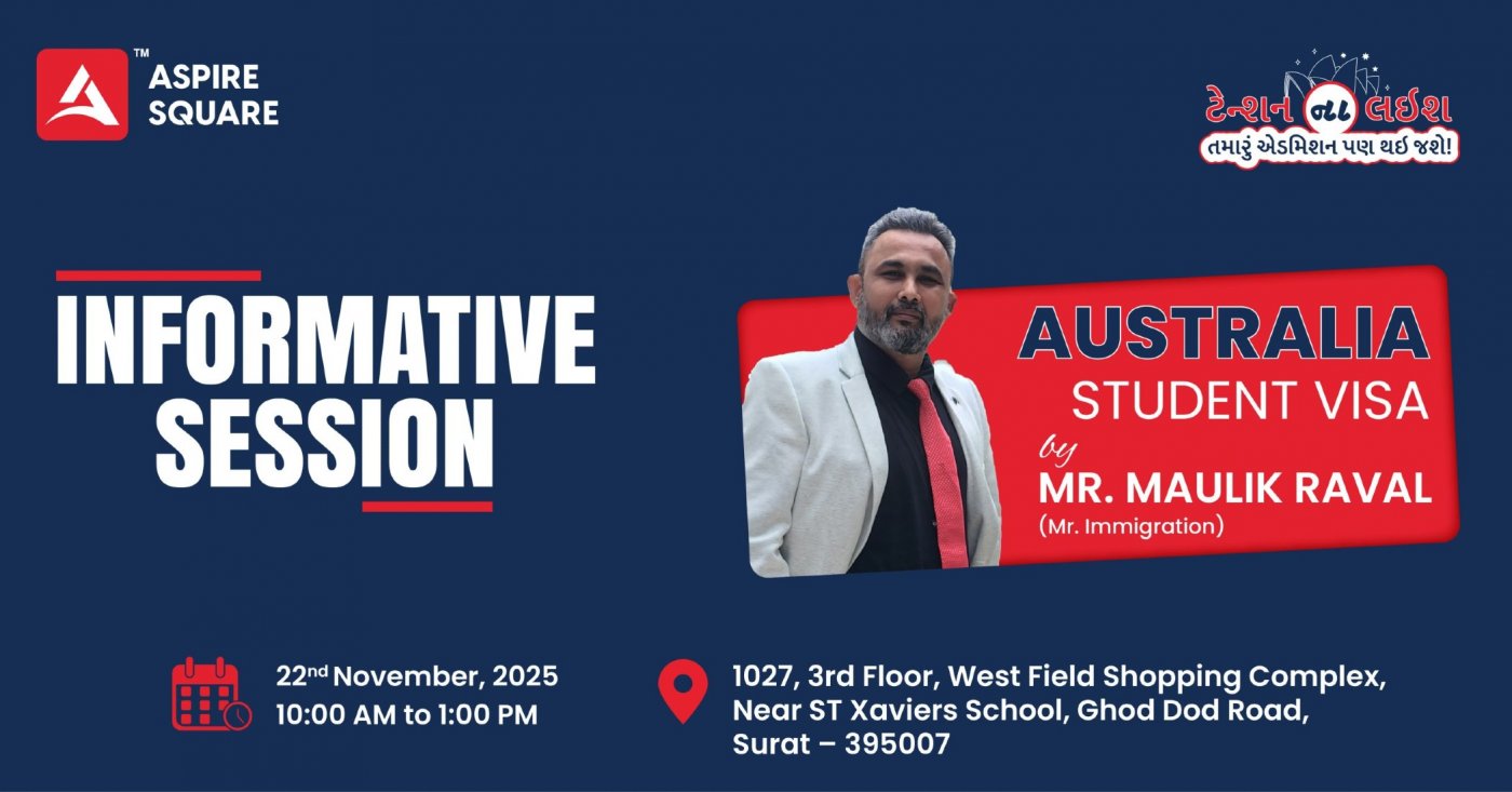 Informative Session on Australia Student Visa in Surat, 22 November | Event in Surat | AllEvents