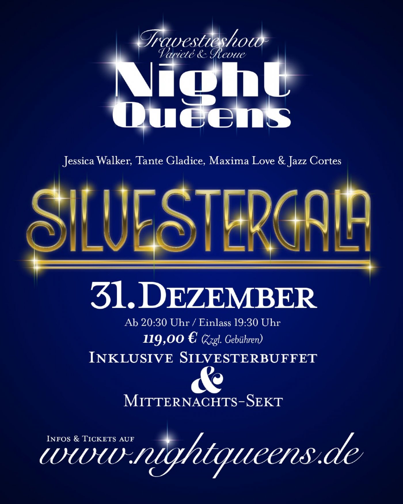 Night Queens – Die große Silvester-Show-Gala 2025/26 in Frankfurt