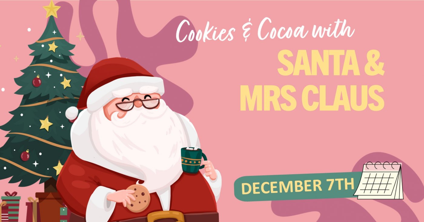 Cookies & Cocoa with Santa & Mrs. Claus, 7 December | Event in Horsham | AllEvents