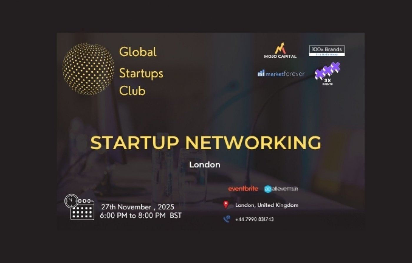 GLOBAL STARTUPS CLUB l STARTUP NETWORKING London 2025, 27 November | Event in London | AllEvents