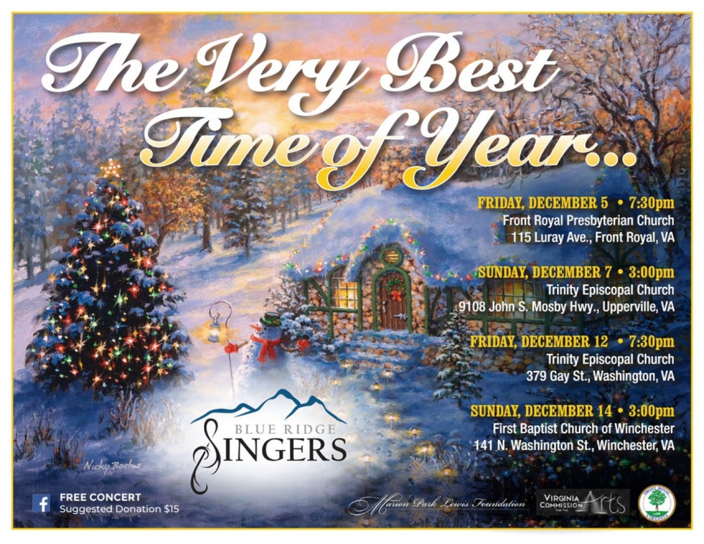 The Very Best Time of Year, 7 December | Event in Upperville | AllEvents