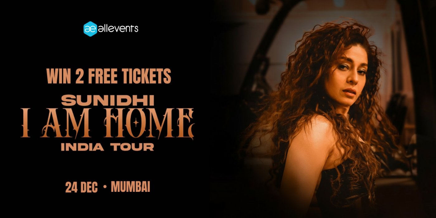 Sunidhi Chauhan - I Am Home India Tour 2025-26, 24 December | Event in Mumbai | AllEvents
