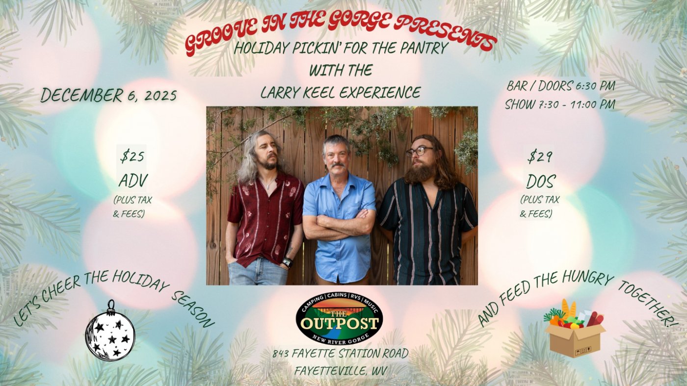 Larry Keel Experience - Holiday Pickin' for the Pantry, 6 December | Event in Fayetteville | AllEvents