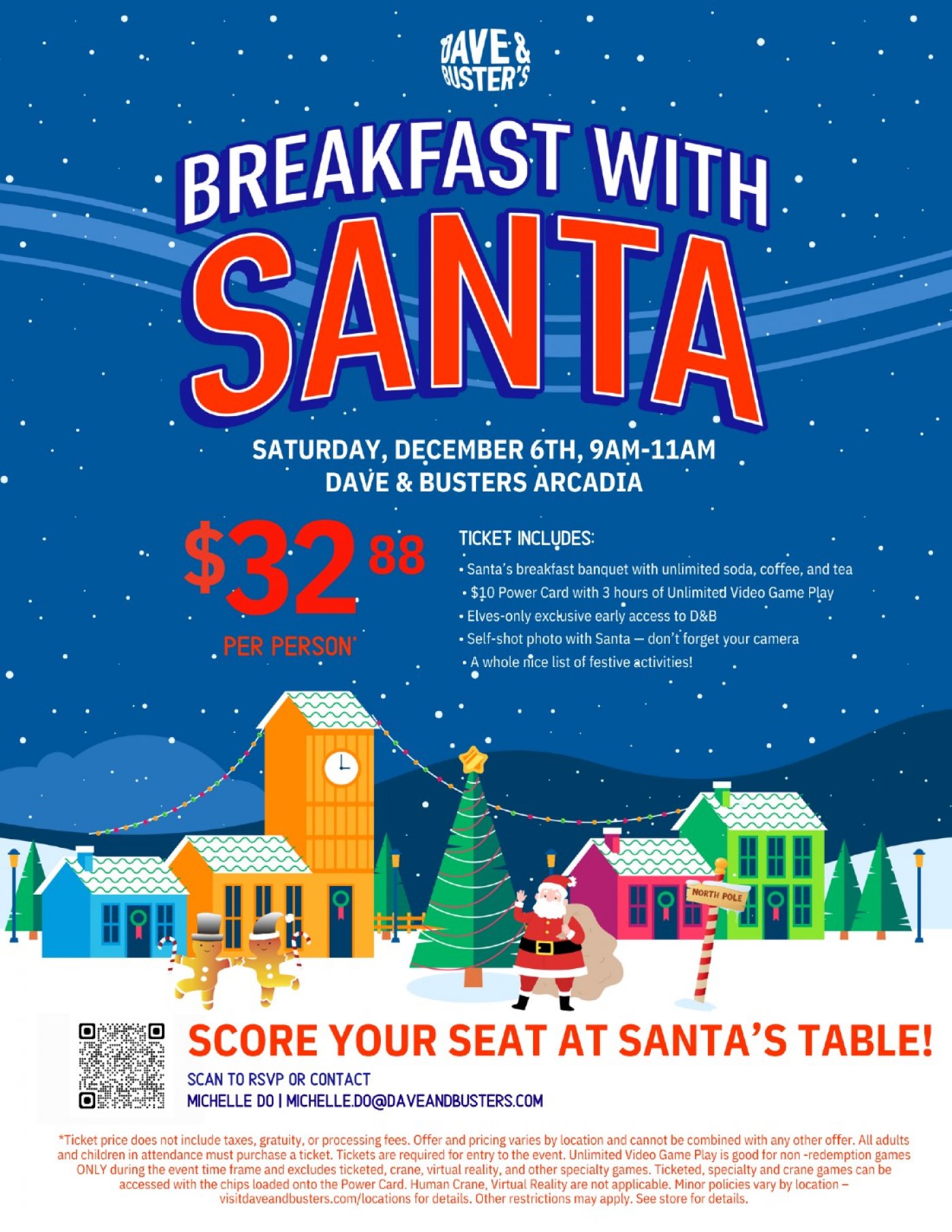 Breakfast with Santa, 6 December | Event in Arcadia | AllEvents