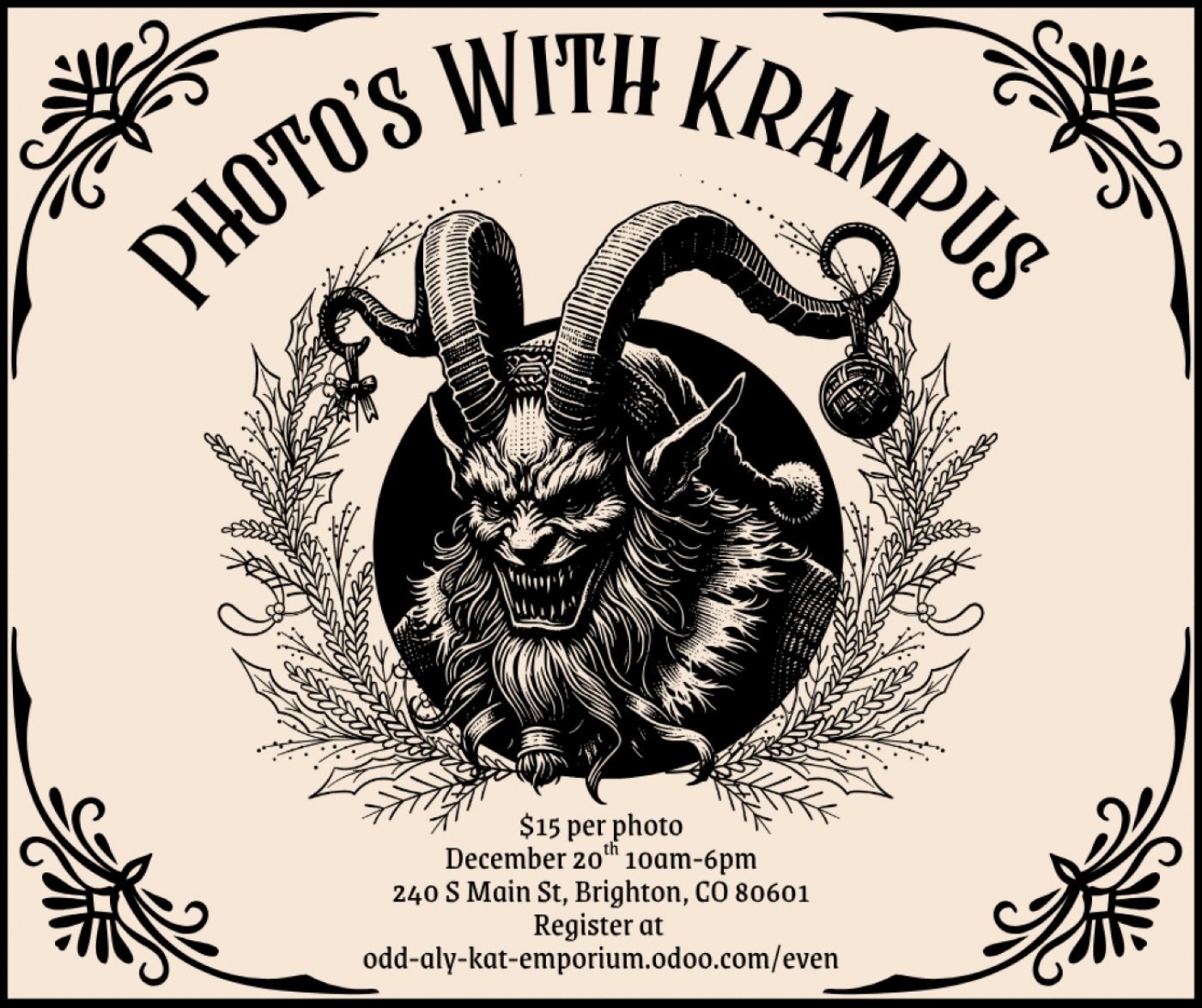 Photo's With Krampus, 20 December | Event in Brighton | AllEvents