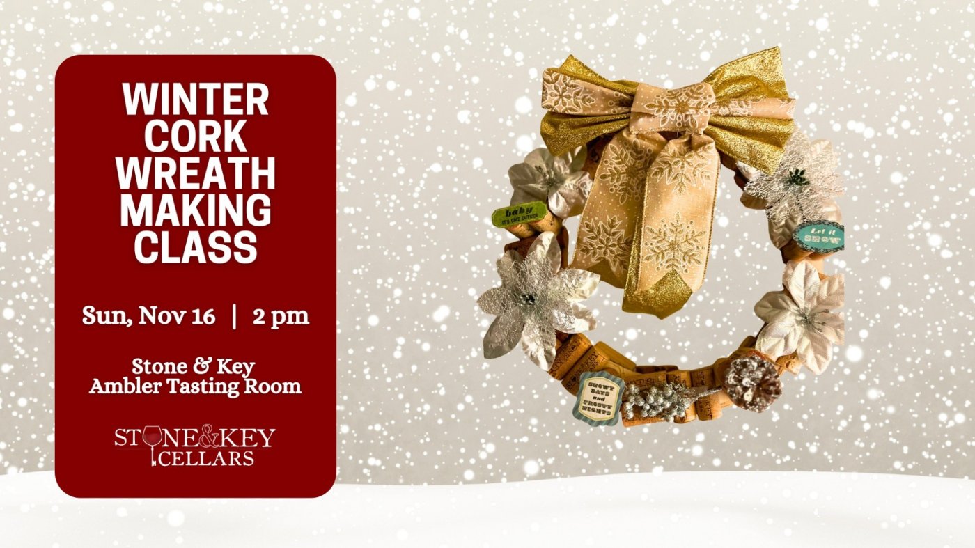 Winter Cork Wreath Workshop | Event in Ambler | AllEvents