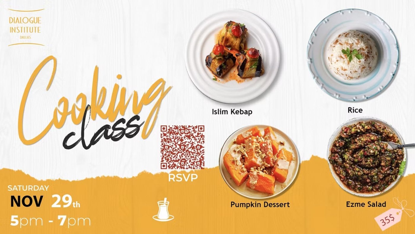 NOVEMBER COOKING CLASS, 29 November | Event in Richardson | AllEvents