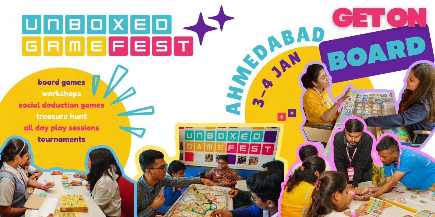 Unboxed Game Fest 2026, 3 January | Event in Ahmedabad | AllEvents