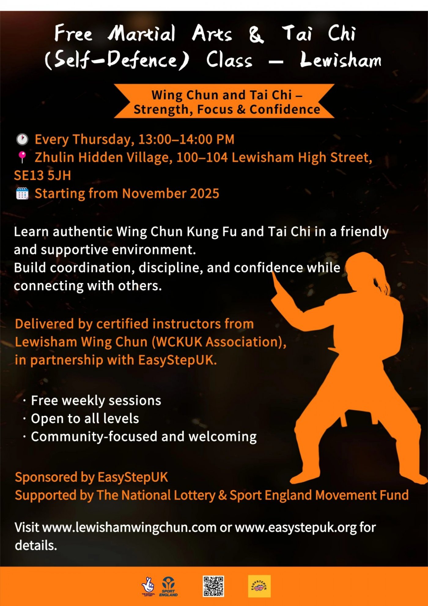 Free Martial Arts & Tai Chi (Self-Defence) Class – Lewisham, 4 December | Event in Bromley | AllEvents