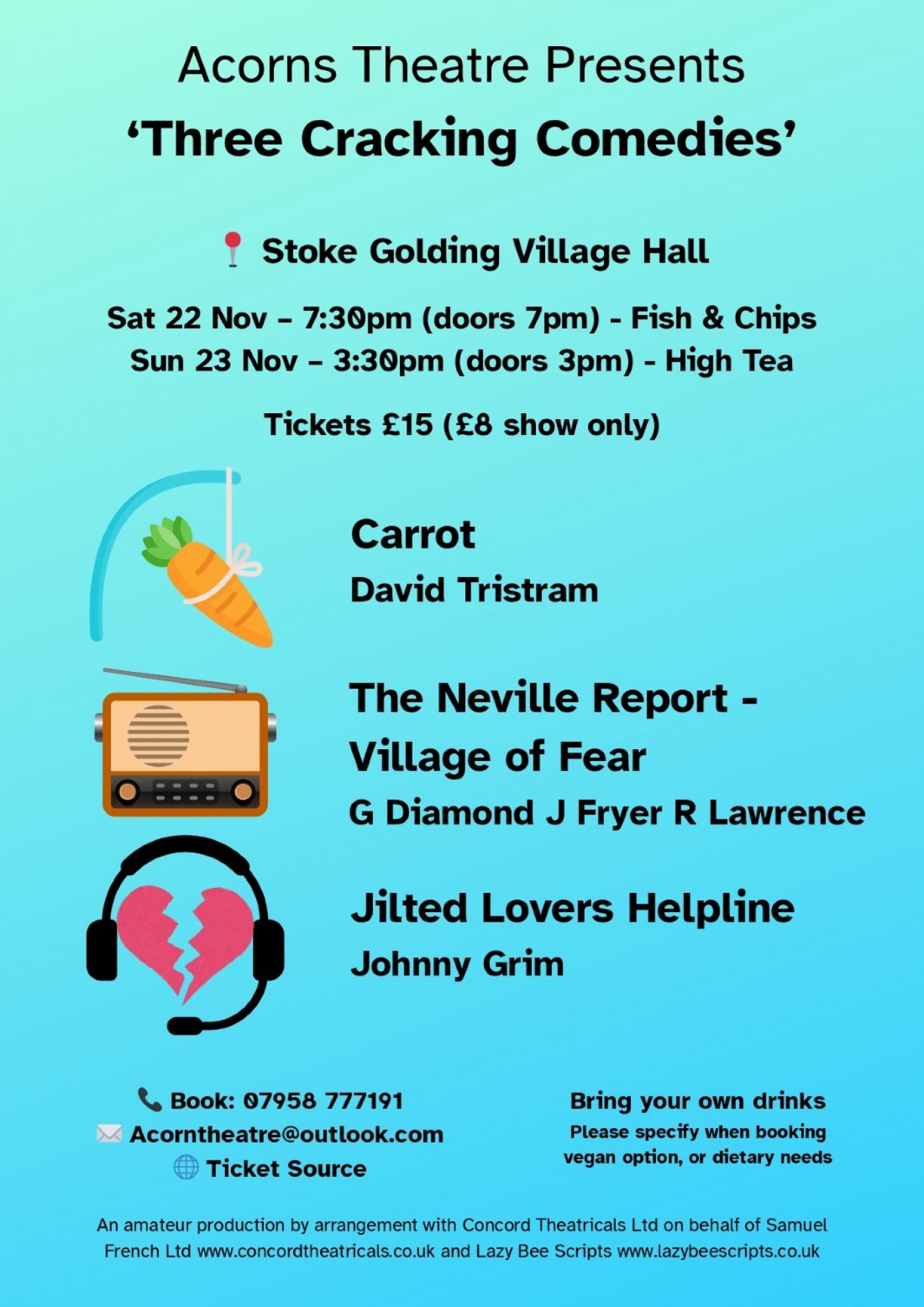 Three Cracking Comedies, 22 November | Event in Nuneaton | AllEvents