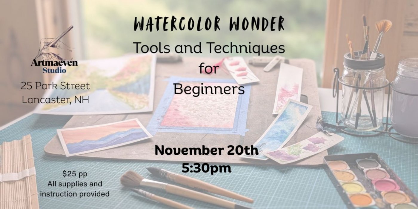 Watercolor Wonder-Tools and Techniques for Beginners, 20 November | Event in Lancaster | AllEvents