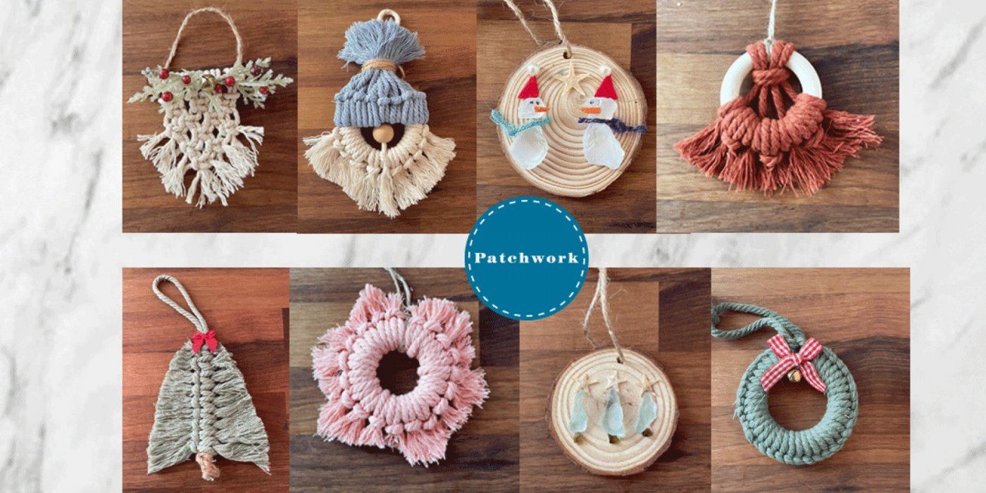 Patchwork Macrame + Sea Glass Christmas Ornament Craft Workshop, 17 December | Event in San Diego | AllEvents