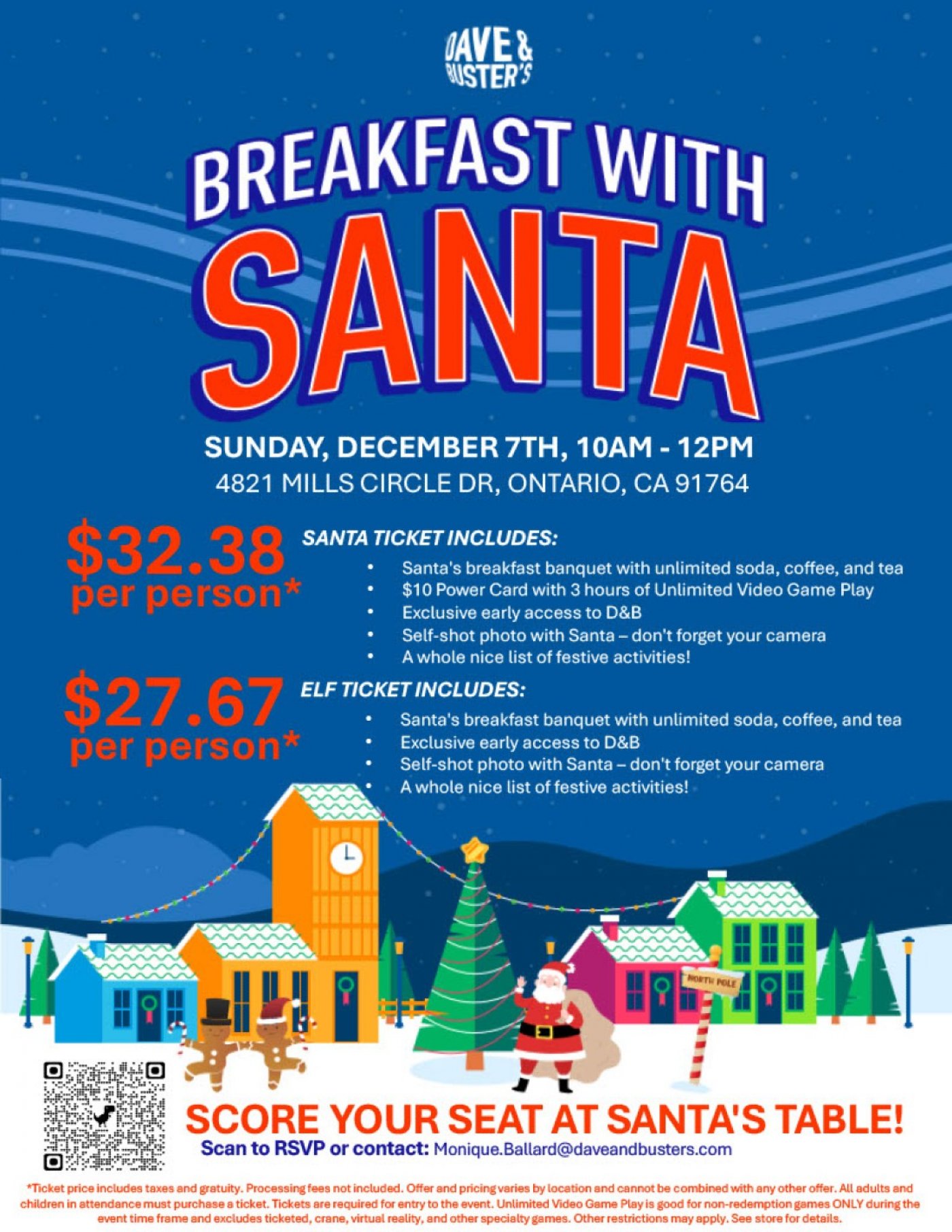 Breakfast With Santa, 7 December | Event in Ontario | AllEvents