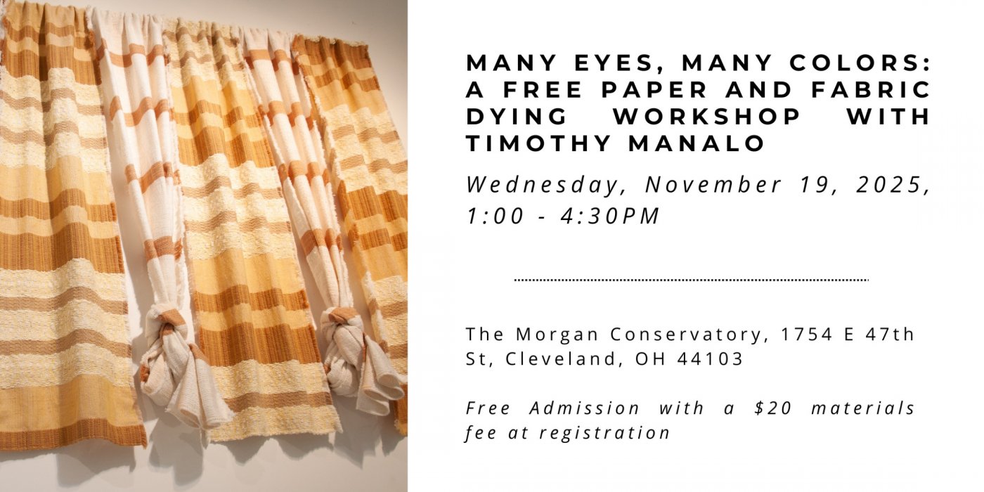 Many Eyes, Many Colors: a free paper and fabric dying workshop with Timothy Manalo, 19 November | AllEvents