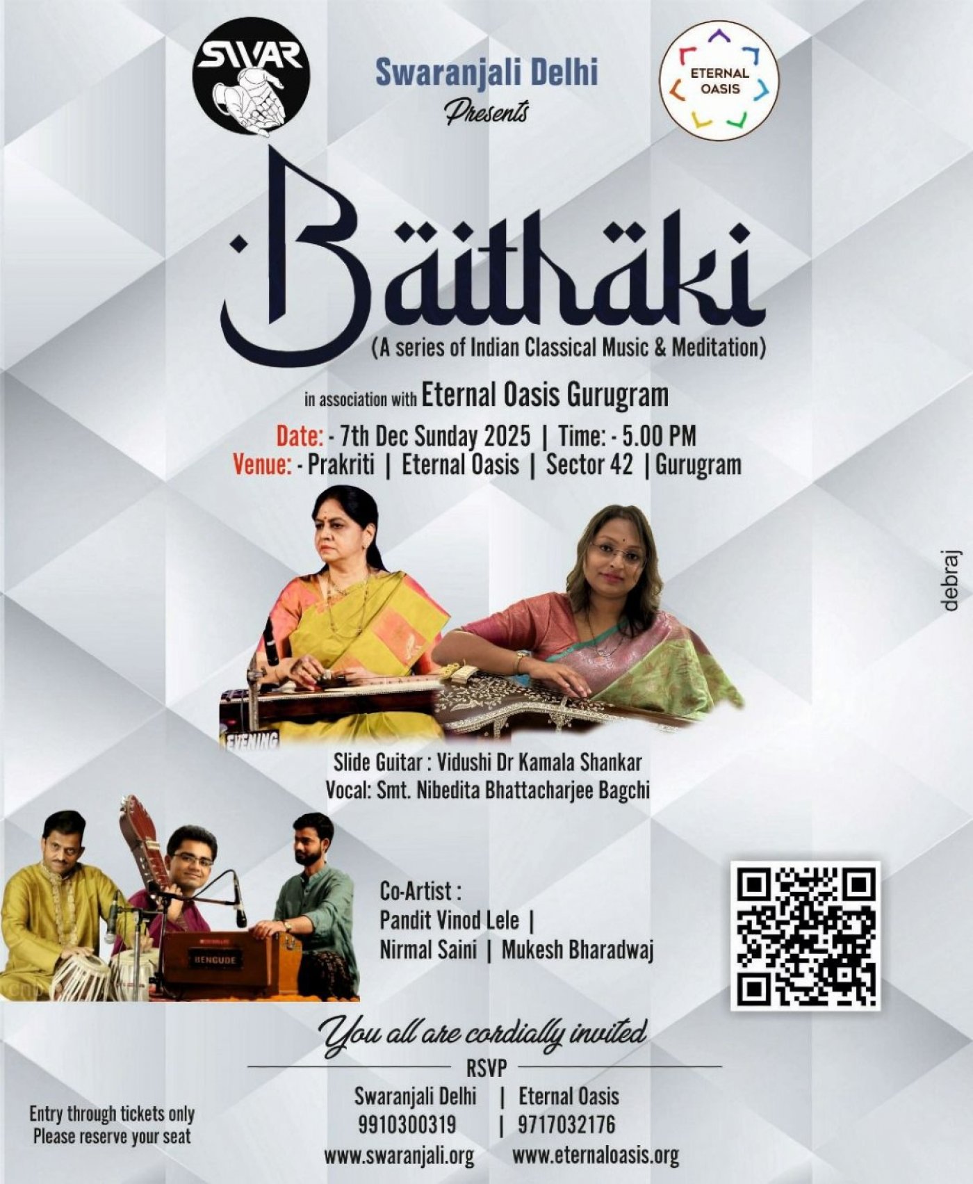 Baithaki by Swaranjali Delhi & Eternal Oasis Gurugram, 7 December | Event in Gurgaon | AllEvents